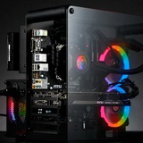 RAIJINTEK IRIS 14 RBW ADD-3, Gehäuselüfter schwarz, 3 Lüfter, mit Controller und Fernbedienung, 140 mm