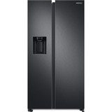 SAMSUNG RS6GCG882EB1EG, Side-by-Side edelstahl (dunkel), AI Energy Mode, Twin Cooling+, Festwasseranschluss