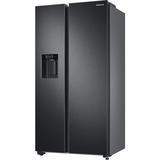 SAMSUNG RS6GCG882EB1EG, Side-by-Side edelstahl (dunkel), AI Energy Mode, Twin Cooling+, Festwasseranschluss