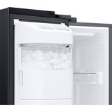 SAMSUNG RS6GCG882EB1EG, Side-by-Side edelstahl (dunkel), AI Energy Mode, Twin Cooling+, Festwasseranschluss