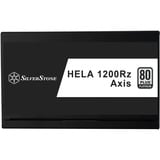 SilverStone HELA 1200Rz Axis, PC-Netzteil schwarz, 2x 12-Pin High Power GPU, 5x PCIe, Kabelmanagement, 1200 Watt