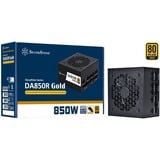 SilverStone SST-DA850R-GM 850W, PC-Netzteil schwarz, 1x 12VHPWR, 4x PCIe, Kabel-Management, 850 Watt