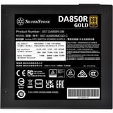 SilverStone SST-DA850R-GM 850W, PC-Netzteil schwarz, 1x 12VHPWR, 4x PCIe, Kabel-Management, 850 Watt