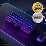 SteelSeries Apex Pro Mini Wireless, Gaming-Tastatur schwarz, DE-Layout, SteelSeries OmniPoint 2.0