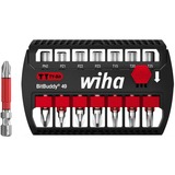 Wiha Bit-Satz BitBuddy TY-Bits 49mm, 7-teilig schwarz/rot, PH / PZ / TX