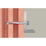fischer Langschaftdübel DuoXpand 8x80 FUS  hellgrau/rot, 10 Stück