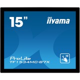 iiyama ProLite TF1534MC-B7X, LED-Monitor 38 cm (15 Zoll), schwarz, WXGA, TN, Touchscreen