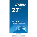 iiyama ProLite XUB2797QSN-W2, LED-Monitor 68.5 cm (27 Zoll), weiß (matt), QHD, IPS, Adaptive Sync, USB-C Dock, RJ 45, 100Hz Panel