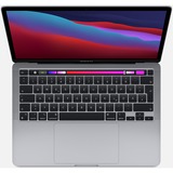 Apple MacBook Pro 33,8 cm (13,3") 2020 CTO, Notebook grau, M1, 8-Core GPU, macOS Monterey, Amerikanisch, 512 GB SSD