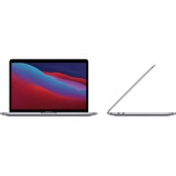 Apple MacBook Pro 33,8 cm (13,3") 2020 CTO, Notebook grau, M1, 8-Core GPU, macOS Monterey, Amerikanisch, 512 GB SSD