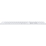 Apple Magic Keyboard mit Touch ID und Ziffernblock, Tastatur silber/weiß, DE-Layout, für Mac Modelle mit Apple Chip
