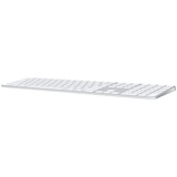 Apple Magic Keyboard mit Touch ID und Ziffernblock, Tastatur silber/weiß, DE-Layout, für Mac Modelle mit Apple Chip