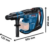 Bosch Akku-Bohrhammer BITURBO GBH 18V-40 C Professional solo blau/schwarz, ohne Akku und Ladegerät, in XL-BOXX