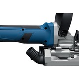 Bosch Akku-Flachdübelfräse GFF 18V-22 Professional Solo, 18 Volt, Nutfräse blau/schwarz, ohne Akku und Ladegerät