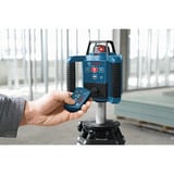 Bosch Professional Rotationslaser GRL 250 HV Professional blau/schwarz, rote Laserlinie, mit Fernbedienung, im Koffer