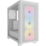 Corsair 3000D RGB Airflow, Tower-Gehäuse weiß, Tempered Glass