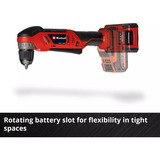 EINHELL Power X-Change Akku-Winkelbohrschrauber TE-AD 18 Li - Solo, 18Volt rot/schwarz, ohne Akku und Ladegerät