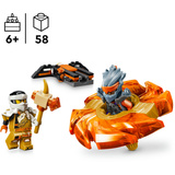 LEGO 71873 Ninjago Cole vs. Böser Cole Spinner-Angriff, Konstruktionsspielzeug 