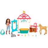 Mattel Spirit Luckys Tierbaby-Pflegestation mit Pony & Fohlen, Puppe 