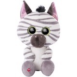 NICI Glubschis Schlenker Zebra Mankalita, Kuscheltier weiß/grau, Safari, 25 cm