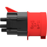 NRGkick Steckeraufsatz 32A - 5polig, max. 22kW, Adapter schwarz/rot, für NRGkick Ladeeinheit