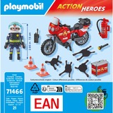 PLAYMOBIL 71466 City Action Feuerwehrmotorrad am Unfallort, Konstruktionsspielzeug 