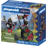 PLAYMOBIL 72118 Knights Anführer Drachenritter, Konstruktionsspielzeug 
