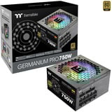 Thermaltake Germanium Pro RGB 750W, PC-Netzteil schwarz, 1x 12-Pin High Power GPU, 4x PCIe, Kabelmanagement, 750 Watt