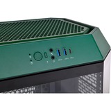 Thermaltake The Tower 300 Racing Green, Tower-Gehäuse dunkelgrün, Tempered Glass