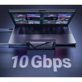 UGREEN CM767 USB 3.2 10Gbps M.2 NVMe & SATA, Laufwerksgehäuse grau/silber