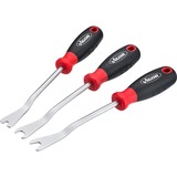 VIGOR Clip Löse-Satz V5885, Montagewerkzeug schwarz/rot, 3-teilig