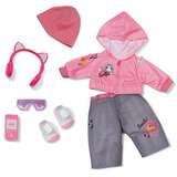 ZAPF Creation BABY born Cool Girl Outfit 43cm, Puppenzubehör 