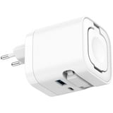 Ansmann Home Charger HC265PD mit Kabel und Apple Watch Lader 5,8A 65W 2-Port, Ladegerät weiß