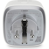Bosch Smart Home Zwischenstecker Kompakt [+], Schaltsteckdose weiß, 2er Pack