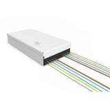 Digitus LWL Unibox zur Wandmontage, IT-Schrank hellgrau, Kompakte Spleißbox 