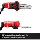 EINHELL Power X-Change Akku-Multifunktions-Werkzeug GE-HC 18 Li T, 18Volt, Hochentaster rot, ohne Akku und Ladegerät