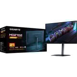 GIGABYTE MO27Q2 QD-OLED, Gaming-Monitor 67.8 cm (27 Zoll), schwarz, QHD, KVM, AMD FreeSync Premium Pro, 240Hz Panel