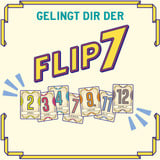 KOSMOS Flip 7, Kartenspiel 