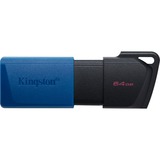 Kingston DataTraveler Exodia M 64 GB, USB-Stick blau/schwarz, USB-A 3.2 Gen 1, 2 Stück