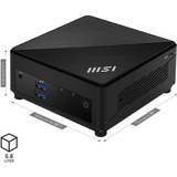 MSI Cubi 5 1M-628AT, Mini-PC schwarz, Windows 11 Pro