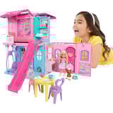 Mattel Barbie aufklappbares Chelsea Pop-Up-Haus, Spielgebäude 