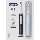  Oral-B iO Series 3N Duo, Elektrische Zahnbürste schwarz/blau, Matt Black/Ice Blue inkl. 2. Handstück