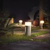 Philips HUE White & Color Ambiance Calla Sockelleuchte, LED-Leuchte silber, Erweiterung