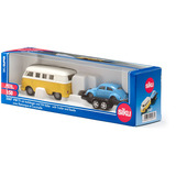 SIKU SUPER VW T1 mit Anhänger und VW Käfer, Modellfahrzeug 