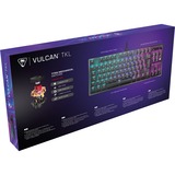 Turtle Beach Vulcan TKL, Gaming-Tastatur schwarz, DE-Layout, TITAN Red