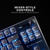 Turtle Beach Vulcan TKL, Gaming-Tastatur schwarz, DE-Layout, TITAN Red