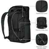 Wenger UrbanOne Roll-Top , Rucksack schwarz, bis 39,6 cm (15,6")