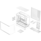 ASUS PRIME AP202 TG ARGB , Tower-Gehäuse weiß, Tempered Glass x 2