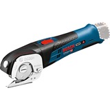 Bosch Akku-Universalschere GUS 10,8/12 V-Li, Elektroschere blau, ohne Akku und Ladegerät, L-BOXX