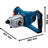 Bosch Professional 2-Gang-Rührwerk GRW 140 Professional blau, 1.400 Watt